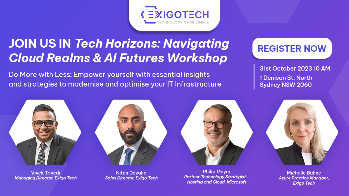 AI Powered IT Infrastructure Workshop Exigo Tech