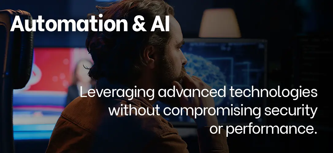 Exigo Tech specialist leveraging automation and AI technologies, ensuring optimal performance and security for business operations.