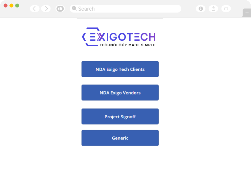 DocuSign Automation PowerApp | Organisational Chart Power App From Exigo Tech Philippines