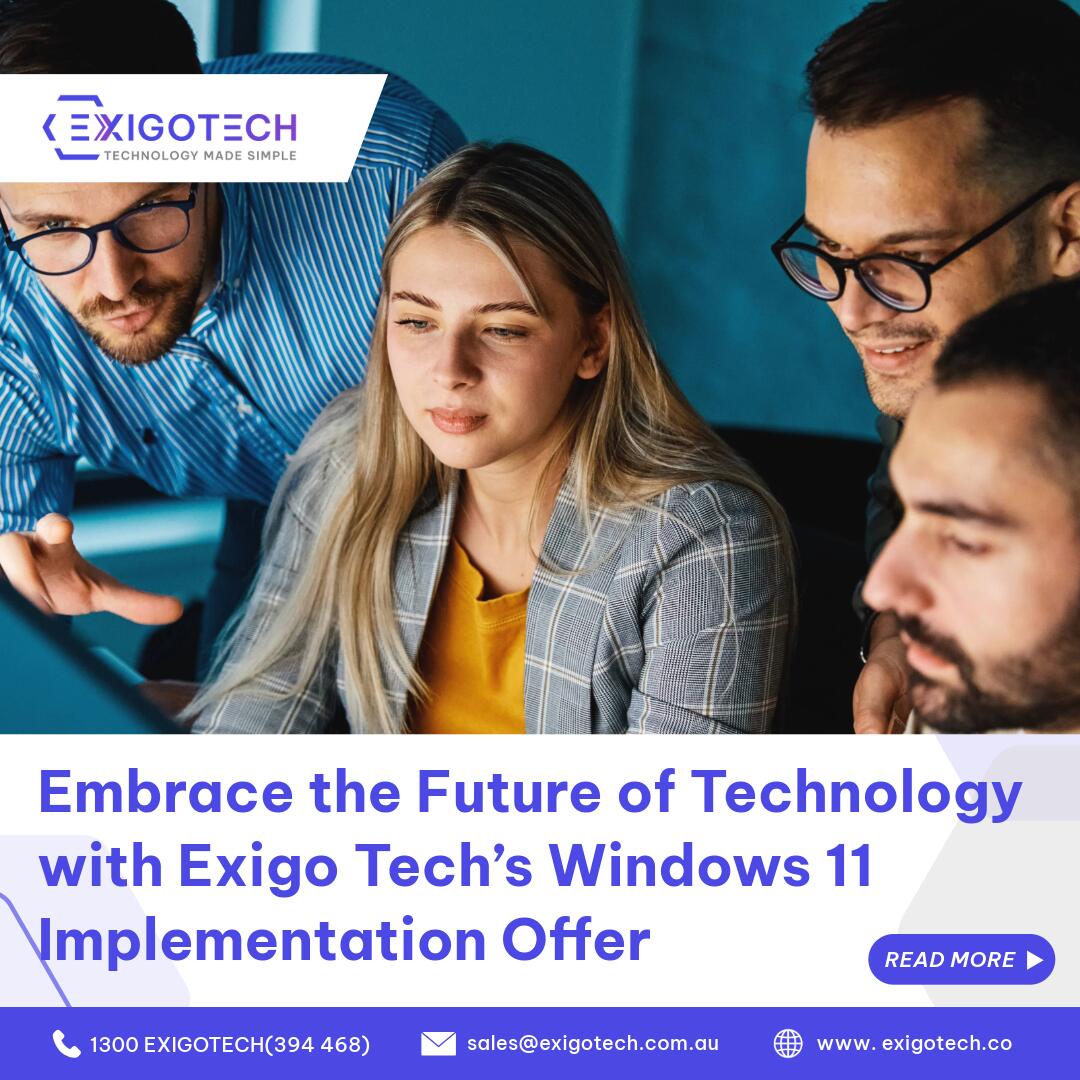 Seamless Windows 11 Upgrade by Exigo Tech