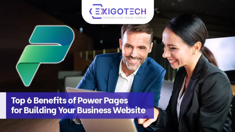 Top 6-Power pages Blog feature image Exigo tech