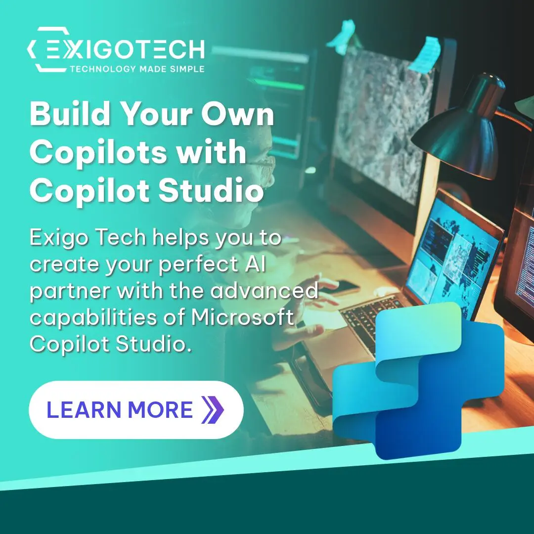 Create Custom AI Assistants with Copilot Studio | Exigo Tech
