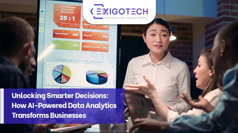 Unlocking Smarter Decisions: How AI-Powered Data Analytics Transforms Businesses - Exigo Tech Blog Feature Image for Website