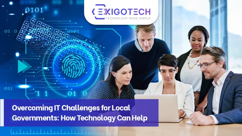 Overcoming IT Challenges for Local Governments: How Technology Can Help - Exigo Tech Blog Feature Image for website