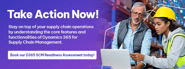 CTA - Dynamics 365 for Supply Chain Management