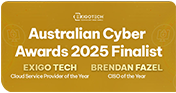 Exigo Tech - Australian Cyber Awards 2025 Finalist for Cloud Service Provider of the Year