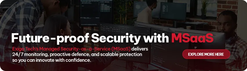 CTA - Future-proof Security with MSaaS