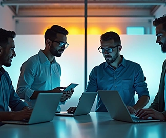 Project team reviewing disaster recovery plans and testing backup restoration workflows. Project team reviewing disaster recovery plans and testing backup restoration workflows.