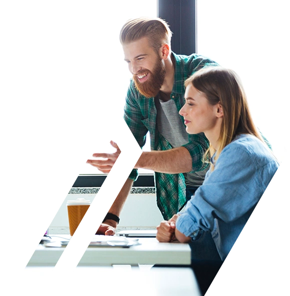 CTA - Banner showing professionals working together to implement secure application settings and prevent cyber risks.