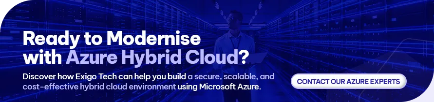 CTA - Ready to Modernise with Azure Hybrid Cloud?