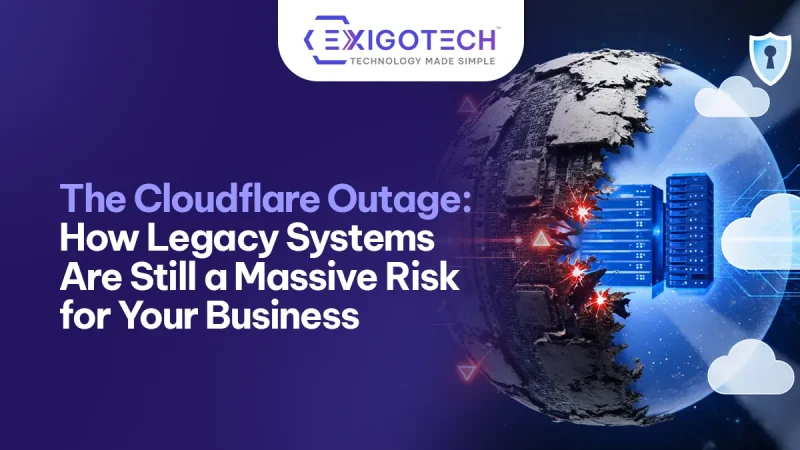 The Cloudflare Outage: How Legacy Systems Are Still a Massive Risk for Your Business - Blog Featured Image for website