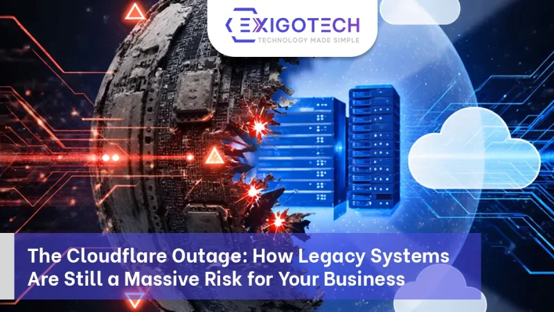 The Cloudflare Outage: How Legacy Systems Are Still a Massive Risk for Your Business - Blog Featured Image for website