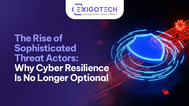 The Rise of Sophisticated Threat Actors: Why Cyber Resilience Is No Longer Optional - Blog Featured image for website