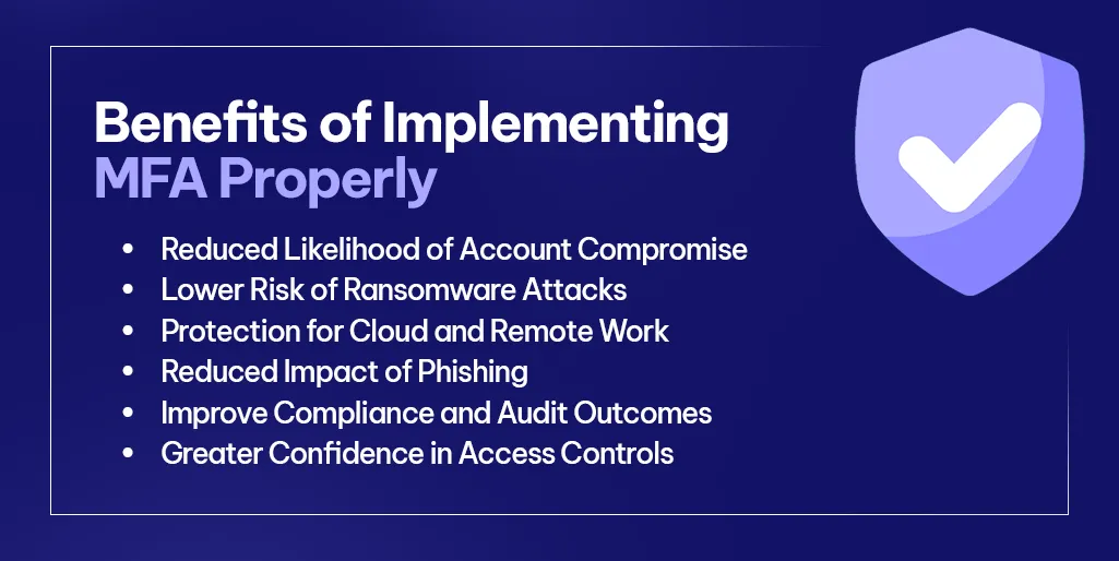 Benefits of Implementing MFA Properly