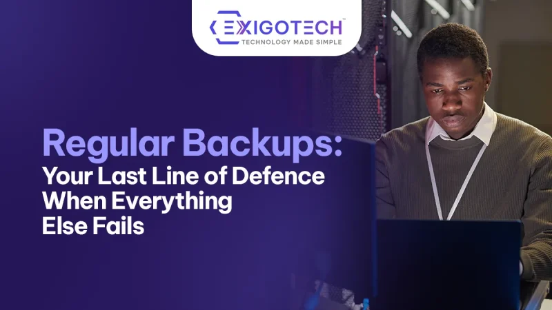 Regular Backups: Your Last Line of Defence When Everything Else Fails - Blog featured image for Website