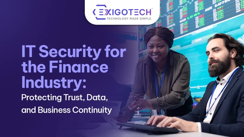 IT Security for the Finance Industry: Protecting Trust, Data, and Business Continuity - Blog featured image for website