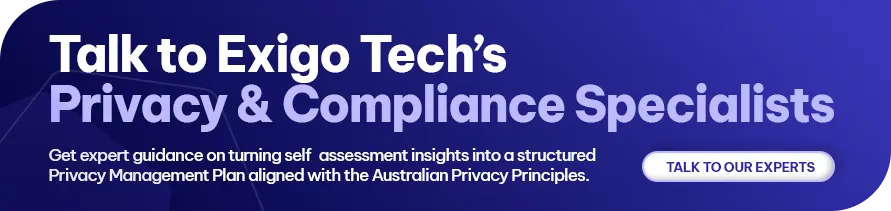 CTA - Talk to Exigo Tech’s Privacy & Compliance Specialists