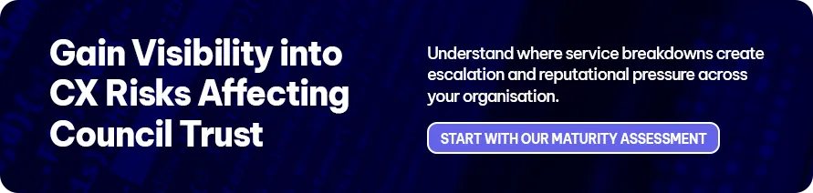 CTA - Gain Visibility into CX Risks Affecting Council Trust