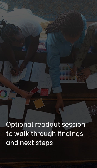 Optional readout sessions - For Mobile version Optional readout session - For Mobile version