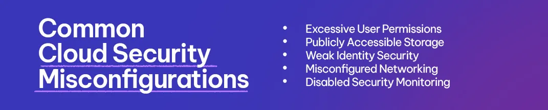 Common Cloud Security Misconfigurations