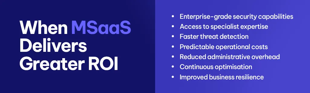When MSaaS Delivers Greater ROI