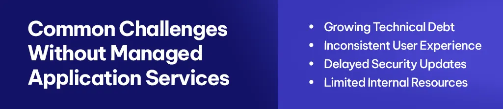 Common Challenges Without Managed Application Services