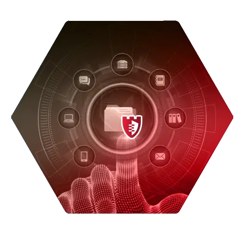 Cybersecurity professional using Exigo Protect security solutions