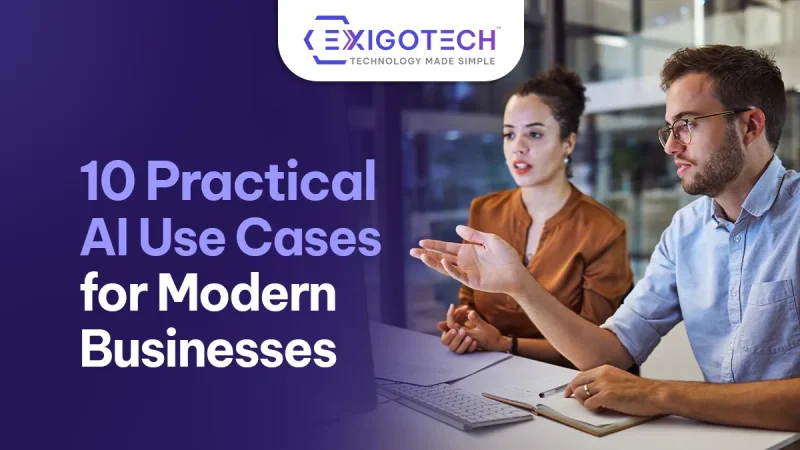 10 Practical AI Use Cases for Modern Businesses - Blog featured image for website