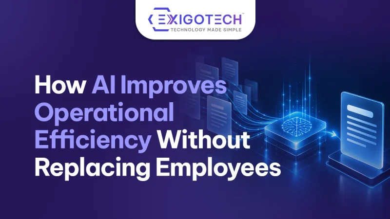 How AI Improves Operational Efficiency Without Replacing Employees - Blog featured image for website